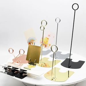 YIWANG Metal precio etiqueta titular Clip etiqueta titular precio signo pantalla Clip pastel titular Clip Memo precio etiqueta soporte para panadería - Product Image 1