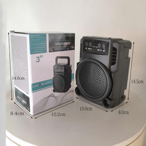 MOINS CHER 3 pouces voiture haut-parleur sans fil Blue Tooth 1360 unique grand Volume Portable extérieur haute qualité maison Audio <span class=keywords><strong>danse</strong></span> carrée - Product Image 3