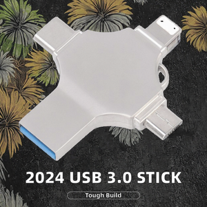 Logotipo personalizado <span class=keywords><strong>4</strong></span> en 1 Tipo-C OTG USB Flash Drive 16G 32G 64G USB 3,0 Pendrive para regalo de uso de promoción - Product Image 2