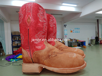 Bottes gonflables géantes de forme personnalisée avec ballons à chaussures gonflables légers pour la publicité