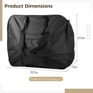 Étui de transport pour vélo de montagne épais, sac de rangement pour vélo, sac de voyage pour vélo de route, sac de voyage pour vélo de gravier, pour vélo de 26 pouces, échantillon gratuit - Product Image 5