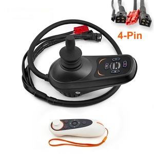 Kit de <span class=keywords><strong>conversion</strong></span> de moteur de moyeu de fauteuil roulant à aimant permanent 250W 4km/h à bas prix avec télécommande et double entraînement - Product Image 3