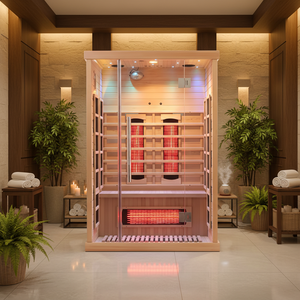 OEM Customization Portable <strong>Sauna</strong> Room Wooden <strong>Infrared</strong> Dry <strong>Sauna</strong> Far Full Spectrum Red Light Therapy <strong>Infrared</strong> Indoor <strong>Sauna</strong> Room - Product Image 2