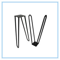 Accessoires de mobilier en gros : Pieds de table et de canapé en fer et métal, type chevrons, pour café et thé