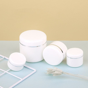 Luxury <b>Empty</b> 20g 30g 50g Round Matte Plastic Cosmetic <b>Jar</b> Face Body Cream <b>Jar</b> - Product Image 3