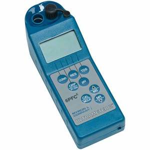 Analizador de Calidad del Agua Multiparamétrico Portátil Ultramete II 6PFCE y 4P con Pantalla LCD de 4 Dígitos de Resolución Superior - Product Image 1