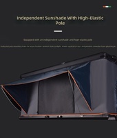 Tente de toit pour voiture, SUV, camping, voyages en plein air, abri de couchage monté sur le toit, vente en gros directe d'usine pour les voyages routiers