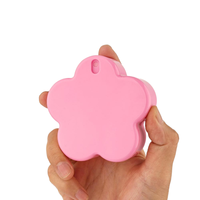 Flacon pulvérisateur de parfum rechargeable en PP de type carte, 50 ml, rose, violet, orange, en forme de fleur de prunier, pour répulsif anti-moustiques et désinfectant pour les mains