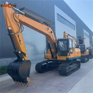 China Shandong Hot Sale Euro 5 EVERUN ERE135 CE EPA Home Agricultural Farm Crawler Excavator Machine Medium