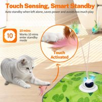 Jouet interactif pour chatons multi-gamelles, oiseau volant électrique pour animaux domestiques d'intérieur