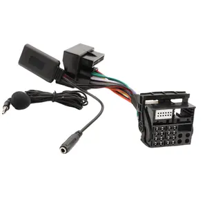 RCD310 RCD510 MA2262 Autoradio AUX-Empfänger kabel Mikrofon Bluetooth 5.0 Freisprech-Aux-Adapter-Kabelbaum für VW Skoda