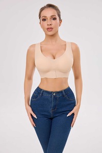 Reggiseno sportivo modellante da donna in maglia sottile, senza ferretto, senza cuciture, correttore <span class=keywords><strong>di</strong></span> postura, raddrizza la schiena, con sollevamento integrato del <span class=keywords><strong>seno</strong></span> - Product Image 2