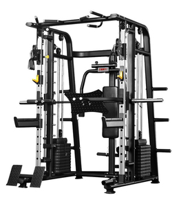 Attrezzatura da <span class=keywords><strong>Palestra</strong></span> Multifunzionale, Panca Piana, Smith Machine, Squat Rack, Morsetto per <span class=keywords><strong>Pettorali</strong></span>, Gantry, Pedale Invertito - Product Image 6