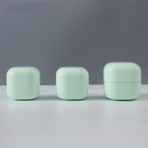 Pots de crème cosmétique fantaisie Macaron brillant rose vert bleu 20g 30g 50g double paroi en plastique avec bouchon à vis pour les soins de la peau - Product Image 3