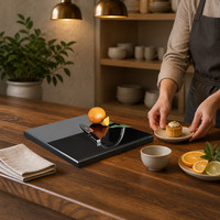 Planche à découper en acrylique avec rebord, impression personnalisée, sans BPA, antidérapante, hygiénique, protège votre cuisine, pour la décoration de la maison, cadeau