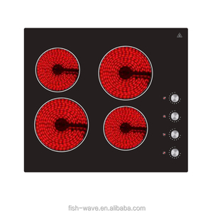 Estufa Eléctrica de Cocina con 4 Hornillas Vitrocerámicas, con Perillas o Panel Táctil - Product Image 5