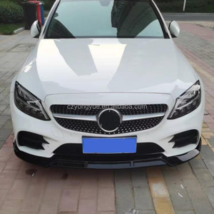 สปอยเลอร์หน้า ลิ้นกันชนหน้า สำหรับรถยนต์เมอร์เซเดส-เบนซ์ ซี คลาส W205 ปี 2015-2018 - Product Image 5