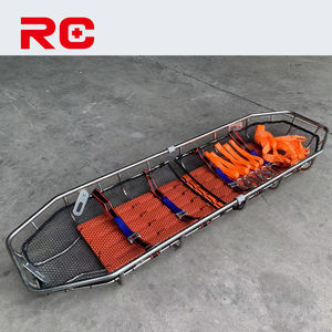 Разборная каталка-корзина из нержавеющей стали, разбирается для экономии 50% места, включает матрас для безопасной транспортировки пациентов - Product Image 5