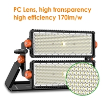 Reflector LED de Alta Calidad de 800W 1000W 150LM/W de Brillo con Cubierta Antideslumbrante para Estadios Deportivos