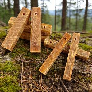 Blocs allume-feu en bois de pin Akitagi, allumeur de survie en plein air, combustible pour torche en résine naturelle, fabriqué au Zhejiang - Product Image 4