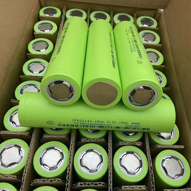 OEM Baterai Lfp New Energy 3.2v 15ah 15000mah Battery Cell Ifr 32140 Lifepo4 Cylindrical Lithium Ion Batteries