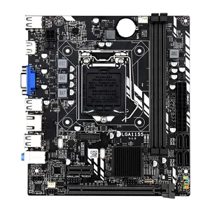 Hot Sale Prozessor 1155 Desktop Mainboard H61 H81 H610 H510 Status Ram SATA-Karten buchse Netzwerk karte unterstützt DDR3-Motherboard