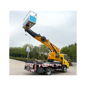 Piattaforma di Lavoro Aerea Telescopica Idraulica da 32m con Cesto Autolivellante per Sollevamento ad Alta Quota - Product Image 1
