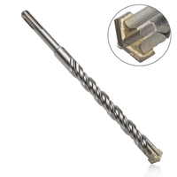 Broca de corona JIEDA TOOL SDS PLUS 8x160mm YG8C para martillo eléctrico, de acero 40CR tratado térmicamente, arenado, para mampostería