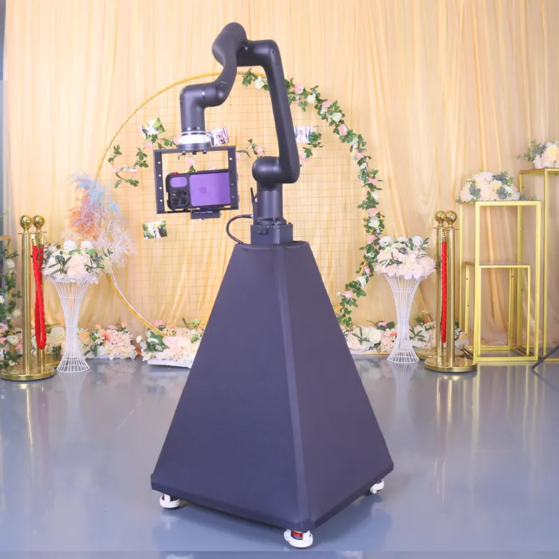 Ma thuật đám cưới ngay lập tức chụp ảnh tự sướng trạm máy ảnh trên không photobooth kiosk chụp ảnh cánh tay 360 ảnh gian hàng máy