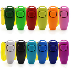 Biểu Tượng Tùy Chỉnh 2-Trong-1 Con Chó Huấn Luyện Viên Clicker Còi Với Cổ Tay Bền Vững Vật Liệu Nhựa Đa-Màu Sắc Cho Vật Nuôi Đào Tạo Nguồn Cung Cấp - Product Image 1