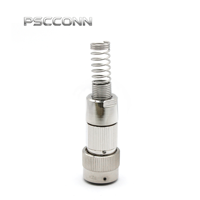 Connecteur circulaire industriel étanche PSCCONN série FQC 2 3 4 5 6 7 9 broches pour équipement de l'industrie aérospatiale OEM/ODM