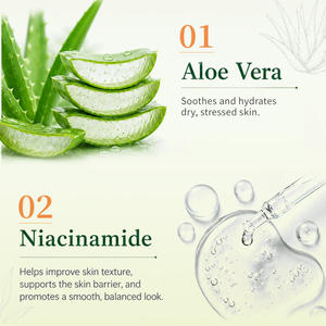 Gel Hidratante Personalizado OEM con 15% de Aloe Vera para Después del Sol, Calmante e Hidratante para Rostro y Cuerpo GREENLEM - Product Image 5