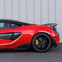 Kit de Carrocería de Fibra de Carbono Estilo 600LT para McLaren 540C 570S Coupé, Parachoques Delantero y Escape, 100% Compatible