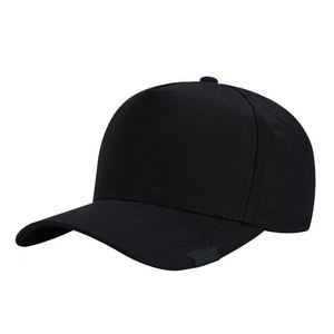 Gorra de Béisbol Personalizada con Logotipo Bordado, Estructurada, de 5 Paneles, Material de Sarga de Algodón, con Etiqueta Tejida en el Lateral - Product Image 4