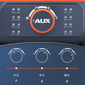 Sartén Eléctrica AUX Multifuncional Antiadherente de Hierro Fundido con Control Mecánico, Forma Redonda, Alta Potencia - Product Image 6