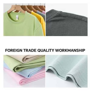 来样定做经典圆领平纹男式t恤100% 棉180克休闲风格带数码印花中国批发 - Product Image 3