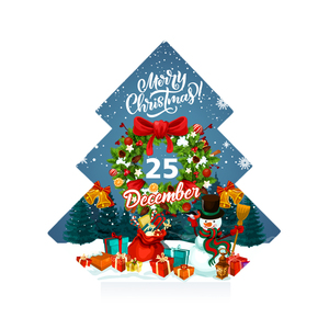 Thiết Kế Mới Giáng Sinh Cây Hình Hộp Quà Tặng Bánh Kẹo Đường Kẹo Sô Cô La Các Tông Nắp Bao Bì Hộp - Product Image 1
