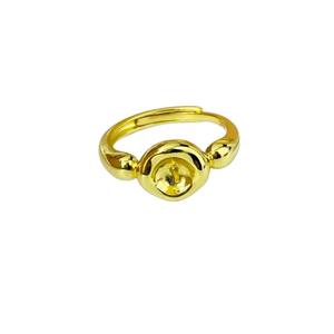 Ensemble de bijoux en argent 10698DIY avec anneau en argent S925, support vide pour plusieurs perles, perles de 3-4 mm, anneaux de perles, accessoire - Product Image 2