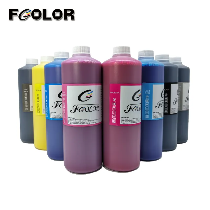 FCOLOR عالية الجودة 6 صبغة ألوان الحبر ل الحرير حبر طباعة على اللوحات