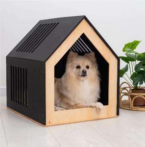 Modern Custom Wooden <strong>Dog</strong> Cat House <strong>Extra</strong> Pet Furniture <strong>Small</strong> Indoor <strong>Dog</strong> Kennel <strong>Dog</strong> <strong>Crate</strong> with Acrylic Door for <strong>Dog</strong> and Cat - Product Image 1