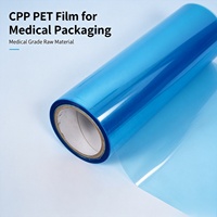 Film CPP PET pour emballage de pansements médicaux 5.2s, indicateur de stérilisation à décollement facile, CE MDR Bleu vers Noir, EO Rose vers Jaune, CE MDR ISO