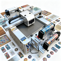 Impresora UV DTF 6090 XP600 de Cama Plana y Rollo a Rollo para Películas AB, Etiquetas de Cristal y Carcasas de Teléfono