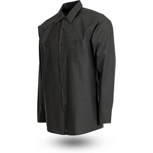 Chemise de travail industrielle à manches longues pour homme, modèle S10, anti-salissure, uniforme de travail - Product Image 2
