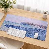 Tapis de bureau rectangulaire personnalisé de haute qualité, blanc et noir, impression par sublimation, tapis de souris vierge grand format