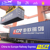 Eisenbahn schifffahrt Fast Train Cargo Freight Forwarder Versand nach Europa aus China