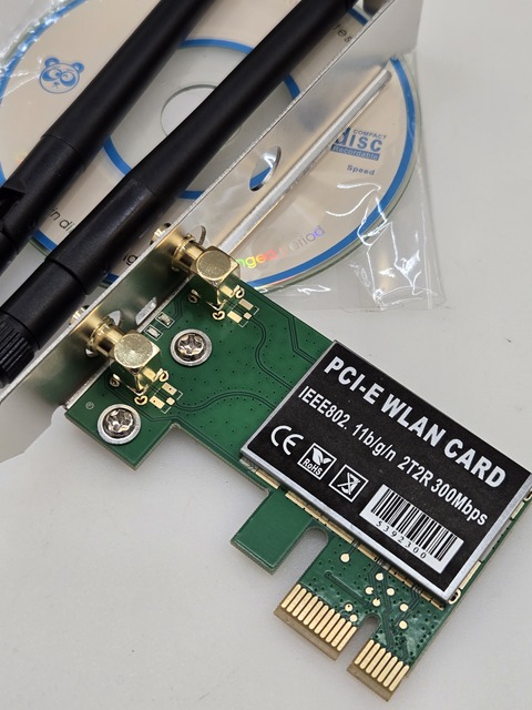 PCI-e Desktop Wireless Receiver 300Mbps PCI-E WIFI Network Card