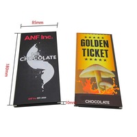 Boîte en carton pliable de qualité alimentaire en matériaux recyclés avec estampage à chaud en feuille d'or personnalisée pour l'emballage du chocolat