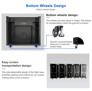 شاشة <span class=keywords><strong>LED</strong></span> داخلية لمنصة الدي جي، طاولة محمولة للمسرح، شاشة عرض مرنة قابلة للتوصيل والتشغيل للديسكو والكاريوكي والنوادي الليلية والحانات وشركات التأجير - Product Image 5