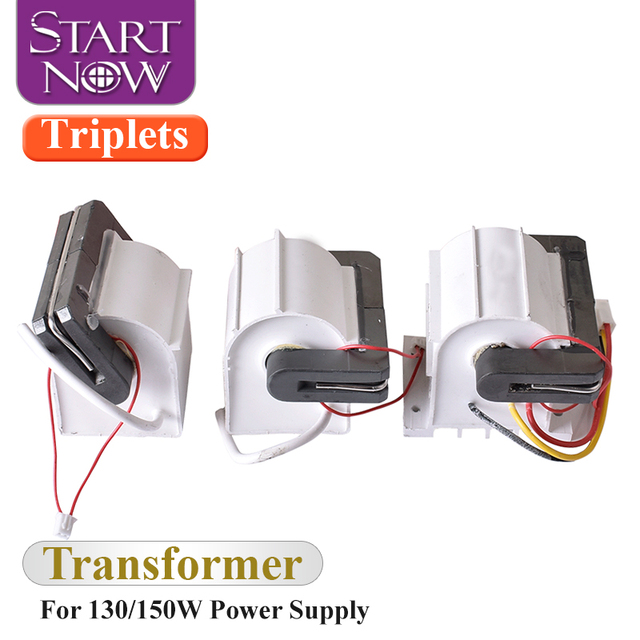 3pcs / Lot Laser High Voltage Transformer Flyback Ignition Coil for 130W 150W CO2 Laser Power Supply Parts Accessories