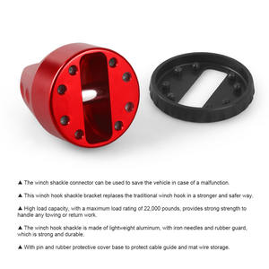 Connecteur d'attelage de remorque à dégagement rapide en aluminium de type tétine pour treuil de voiture, ATV, UTV - Catégorie de produit : Crochets de remorquage - Product Image 5